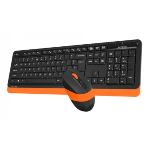 Клавиатура + мышь A4Tech Fstyler FG1010 клав:черный/оранжевый мышь:черный/оранжевый USB беспроводная Multimedia (FG1010 ORANGE) Клавиатура + мышь A4Tech Fstyler FG1010 клав:черный/оранжевый мышь:черный/оранжевый USB беспроводная Multimedia (FG1010 ORANGE)